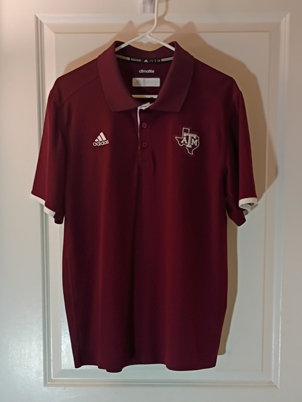 Adidas Climate Texas A&M Polo